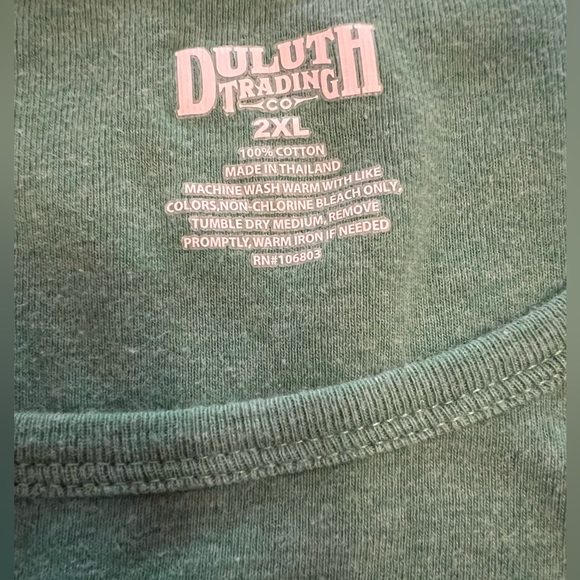 Duluth Trading Company 2XL women’s short sleeve shirt top tee t-shirt green - Picture 3 of 7